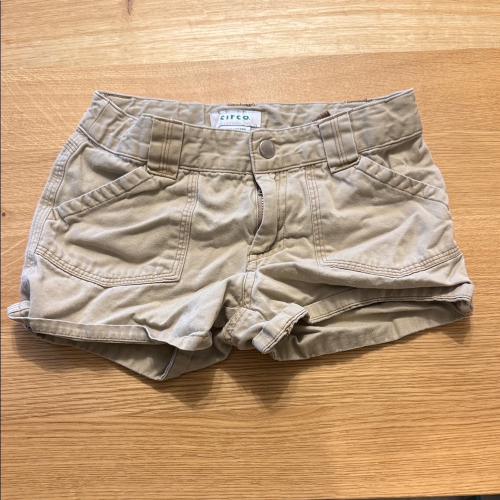 Circo Girls Beige Kids' Shorts
